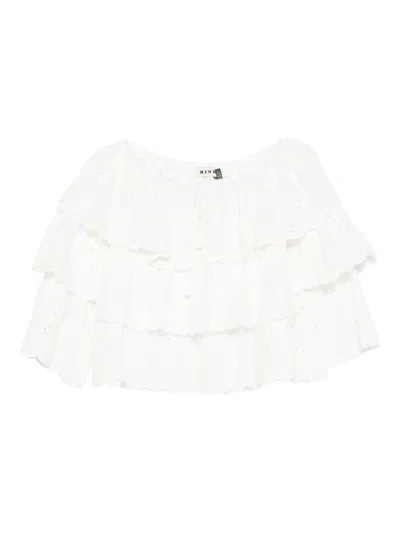 Rixo London Maribelle Bluse In White