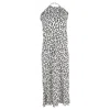 Rixo London Marilyn Polka-dot Dress In White Viscose In Multi