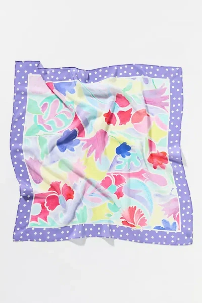 Rixo London Menno Silk Scarf In Pink