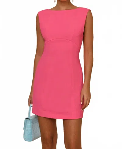 Rixo London Michaela Mini Dress In Pink