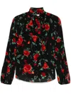 Rixo London Moss Blouse In Black