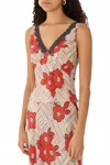 Rixo London Nandi Sleeveless Top In Milos Floral Cream In Multi