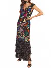 Rixo London Ossy 2 Dress In Flora Mix In Multi