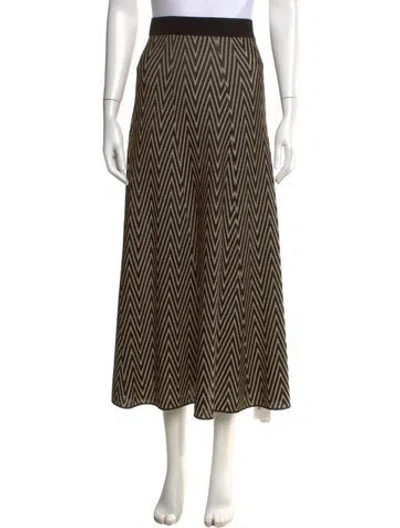 Pre-owned Rixo London Patterned Long Skirt