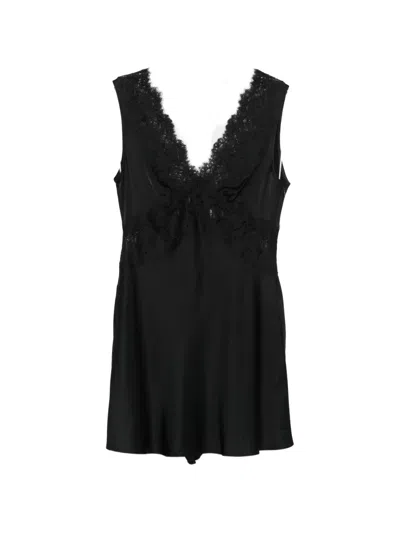 Rixo London Rhegan Mini Dress In Black