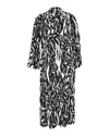 Rixo London Rixo Cindy Zebra-print Wrap Midi Dress In Multicolor Viscose In Multi