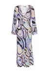 Rixo London Vero Printed Maxi Dress In Multicolour