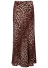 Rixo London Kelly Skirt In Leopard