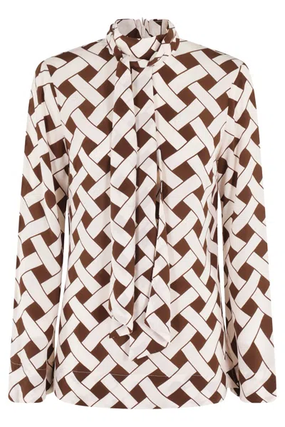 Rixo London Rixo Libra Top In Neutrals