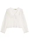Rixo London Maribelle Lace-detail Blouse In White
