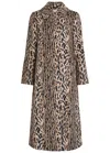Rixo London Rixo Milly Leopard-print Brushed Felt Coat In Animal Print