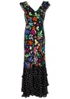 Rixo London Ossy Dress In Black