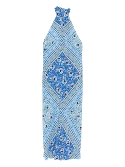 RIXO LONDON RIXO PAISLEY PRINT DRESS