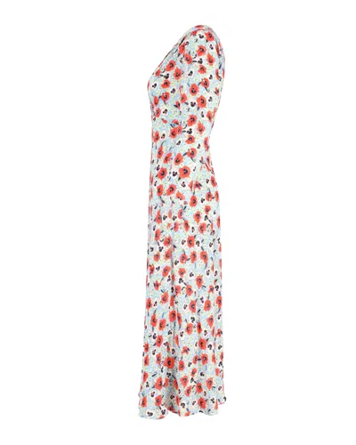 Rixo London Rixo Poppy Maxi Dress In Floral Print Viscose In Multi