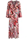 Rixo London Rixo Tania Printed Silk Midi Dress In Multicoloured