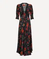 Rixo London Rixo Women's Amina Claudia Rose Midi Dress In Multi