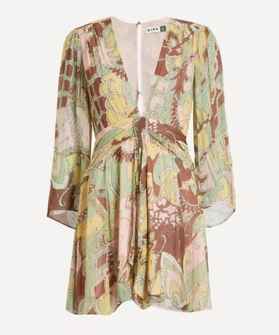 Rixo London Rixo Women's Clove Lurex Chiffon Mini Dress