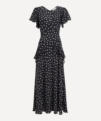 Rixo London Rixo Women's Evie Dress In Black