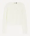 Rixo London Rixo Women's Jelena Cream Wool-blend Cardigan In Multi