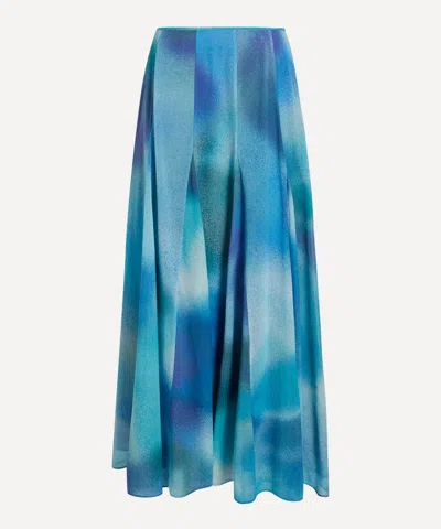 Rixo London Rixo Women's Made With Liberty Fabrics Billy Jessica Alexandra Blue Skirt In Multi