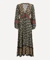 Rixo London Rixo Raven Floral-print Crepe De Chine Maxi Dress In Multi