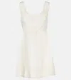 Rixo London Ronan Lace-trimmed Minidress In White