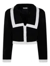 Rixo London Rixo Selita Cropped Jacket In Negro