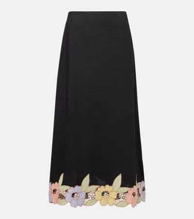 Rixo London Serano Cutout Linen-blend Top