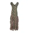 Rixo London Rixo Ambika Floral-print Silk-chiffon Maxi Dress In Black
