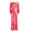 RIXO LONDON SILK MARNI MAXI DRESS