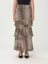 Rixo London Leopard-print Skirt