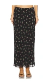 Rixo London Stassie Skirt In Black