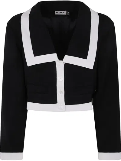 RIXO LONDON STRIPE-DETAILING JACKET