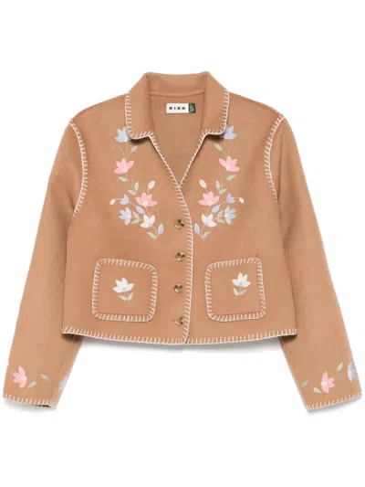 Rixo London Sunday Jacket In Neutrals