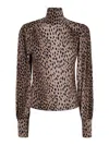 Rixo London Rixo Suki Jersey Top In Negro