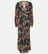 RIXO LONDON TRULA FLORAL MAXI DRESS