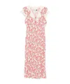 Shop Rixo London V-neck Dress In Pink