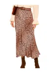 Rixo London Kelly Skirt In Animal Print