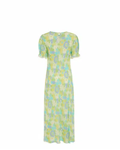 Rixo London Women's Venice Scandi Dress In Lime In Multi