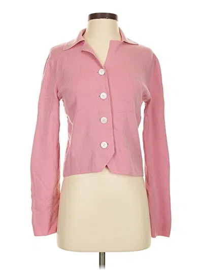 Pre-owned Rixo London Wool Cardigan Sweater In Pink