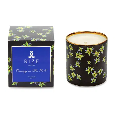 Rize London Black / Gold / Blue Dancing In The Dark Candle In Green