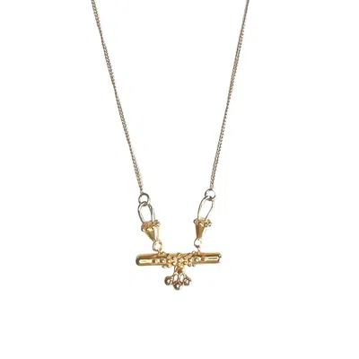 Rize Women's Bar Amulet Necklace - Gold Plated