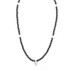 Rize Women's Black / Silver Wild Tigress Necklace - Black Jade & Sterling Silver