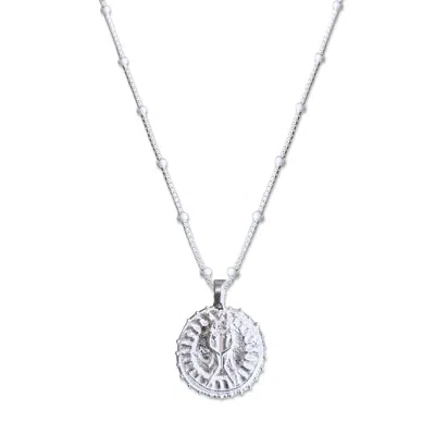 Rize Women's Gemini Zodiac Manifesting Necklace *double Sided* - Sterling Silver