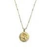 Rize Women's Leo Zodiac Manifesting Necklace Double Sided - Gold Vermeil