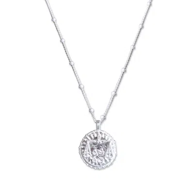 Rize Women's Libra Zodiac Manifesting Necklace *double Sided* - Sterling Silver