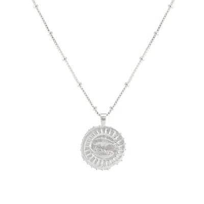 Rize Women's Pisces Zodiac Manifesting Necklace *double Sided* - Sterling Silver