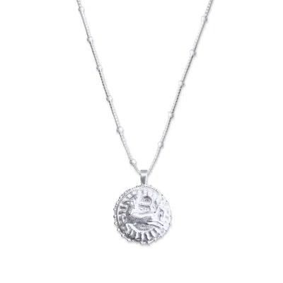 Rize Women's Sagittarius Zodiac Manifesting Necklace *double Sided* - Sterling Silver