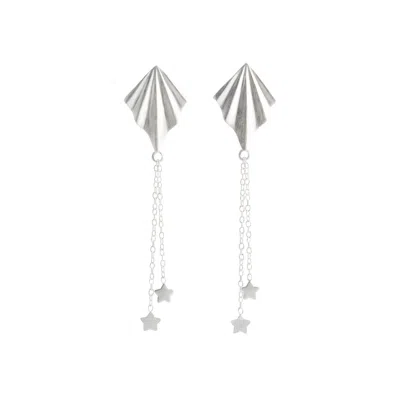 Rize Women's Sankranti Kite Earrings - Sterling Silver