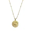 Rize Women's Scorpio Zodiac Manifesting Necklace Double Sided - Gold Vermeil